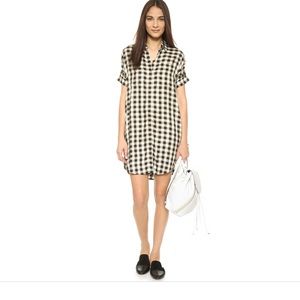 NWOT Madewell Buffalo Check Courier Shirtdress